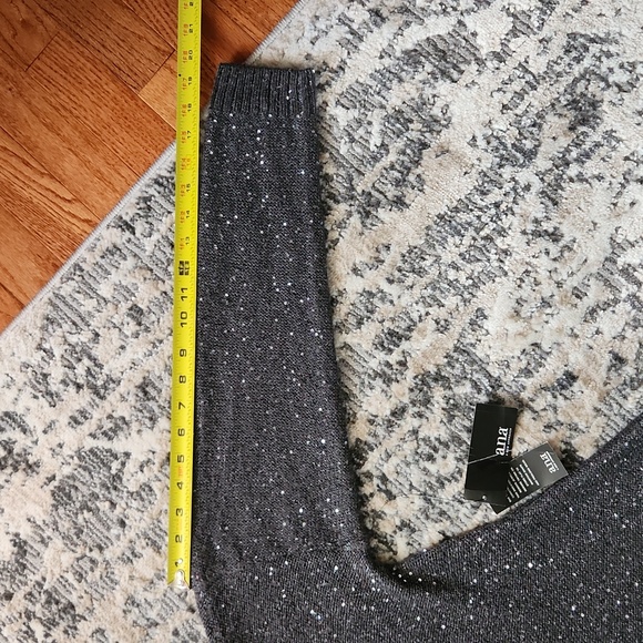 a.n.a. Castlerock Pewter Sequins Sweater - Picture 10 of 17